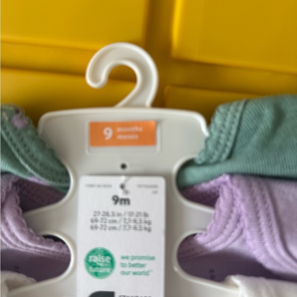 Purple Bird Print Baby Onesie - Picture 7 of 7